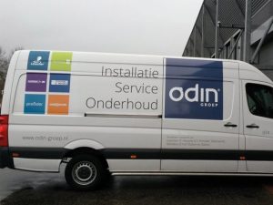 Autobelettering Odin Groep