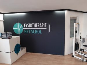 Akoestisch behang Fysiotherapie Het Schol